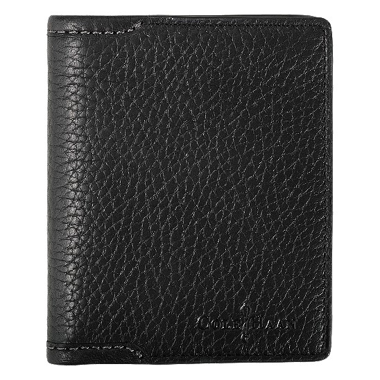 Cole Haan Merced ID Wallet Black Grain Outlet Coupons