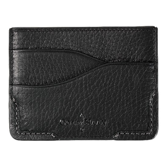 Cole Haan Merced Business Card Case Black Grain Outlet Coupons