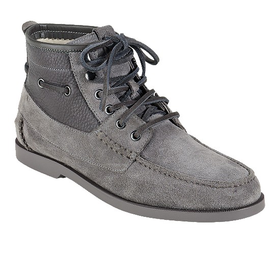 Cole Haan Air Yacht Club Boot Charcoal Suede/Charcoal Outlet Coupons