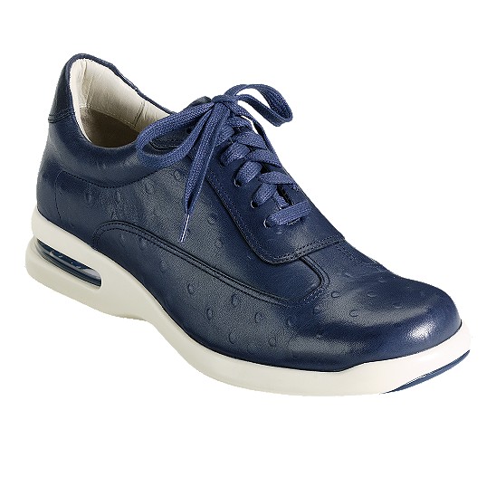Cole Haan Air Conner Navy Ostrich Print Outlet Coupons
