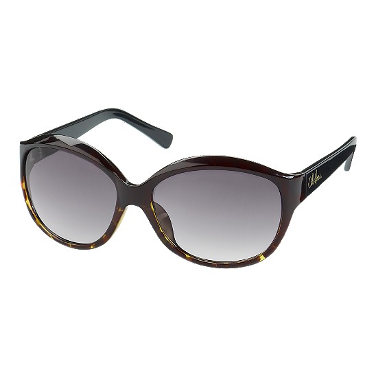 Cole Haan Acetate Round w/Signature Logo Sunglasses Black/Tortoise Fade Outlet Coupons