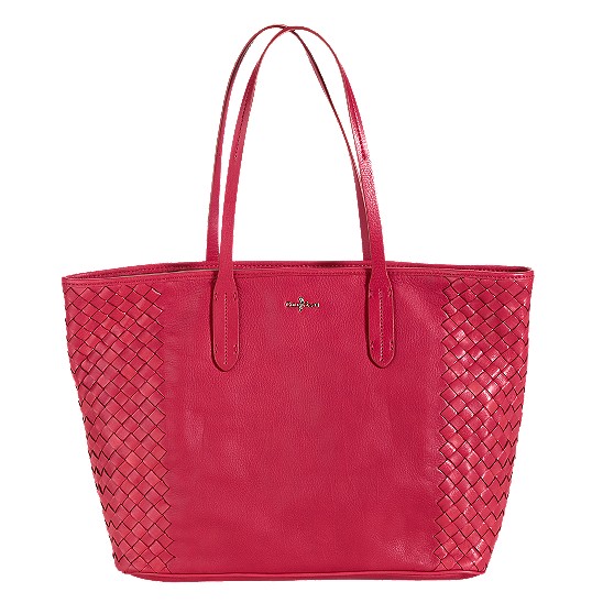 Cole Haan Victoria Leather Tote Tango Red Outlet Coupons
