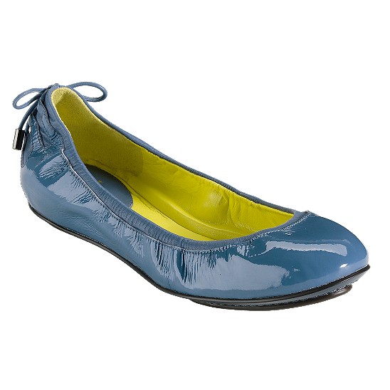 Cole Haan Air Bacara Ballet Harbour Blue Patent Outlet Coupons