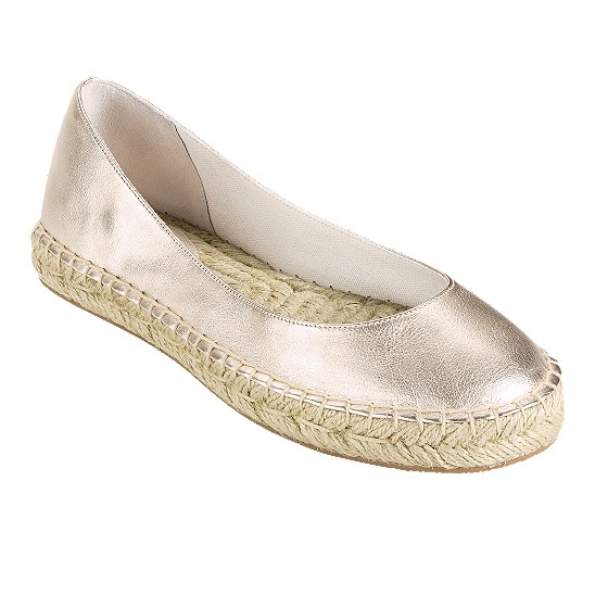 Cole Haan Aimee Ballet Soft Gold Metallic Outlet Coupons