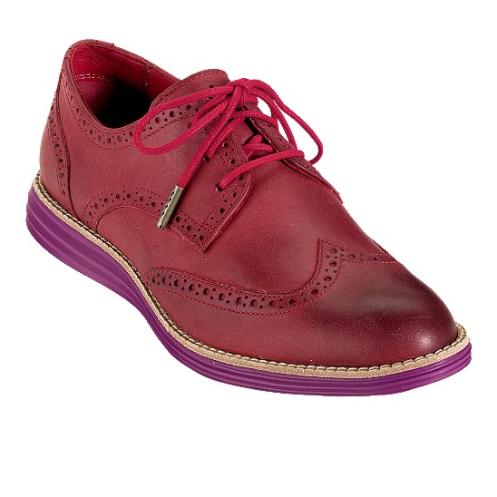 Cole Haan LunarGrand Wingtip Formula One Red Outlet Coupons