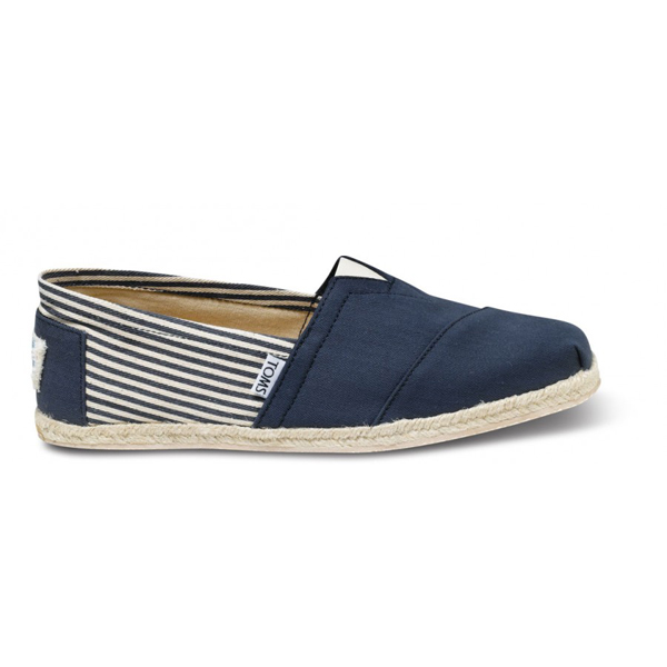 Toms University Navy Rope Sole Men Classics Outlet Coupons