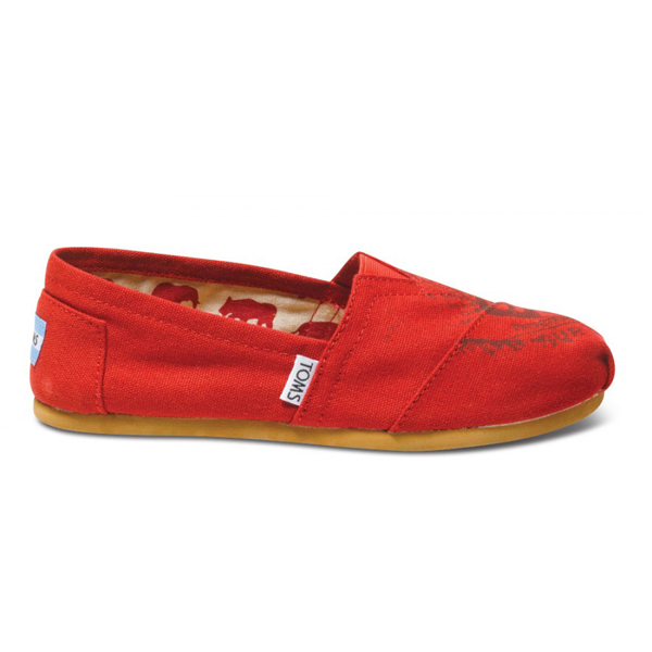Toms Sub Pop Red Women Classics Outlet Coupons