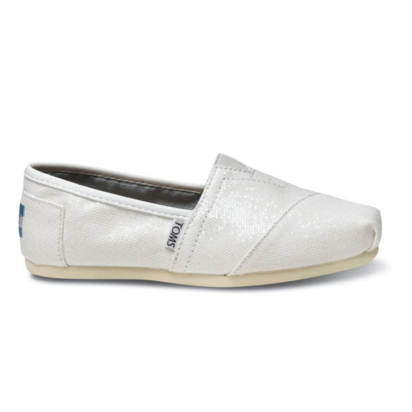 Toms Bridal White Women Glitters Outlet Coupons
